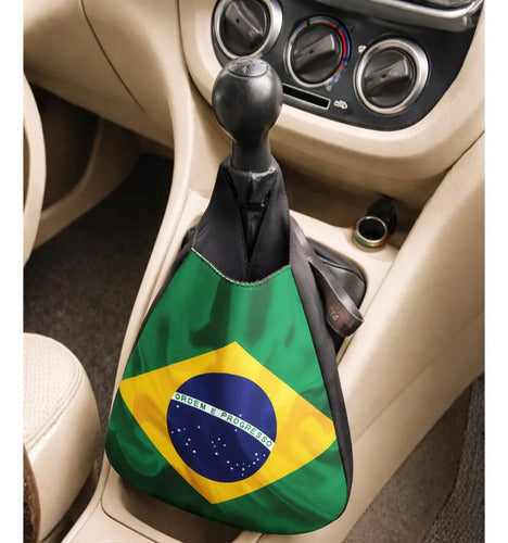 Kit Almofada + Lixeira + Protetor De Cinto Carro Automotivo Verde