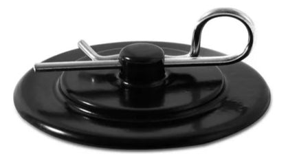 Kit 2 Trava De Capô Decorativa Aço Preto Tuning Carro