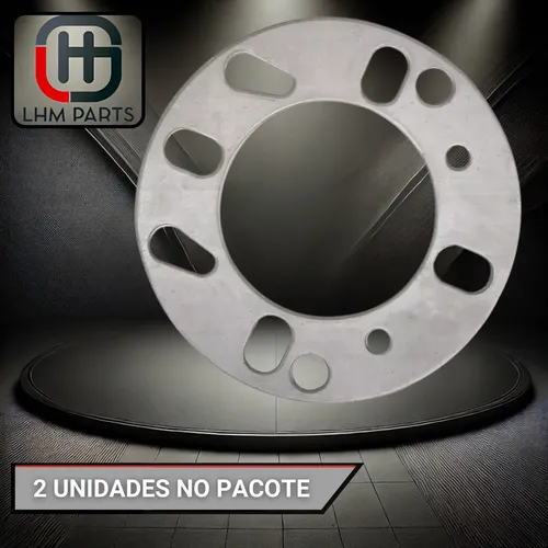 ALARGADOR DE RODA 6MM - KIT 2 PÇS