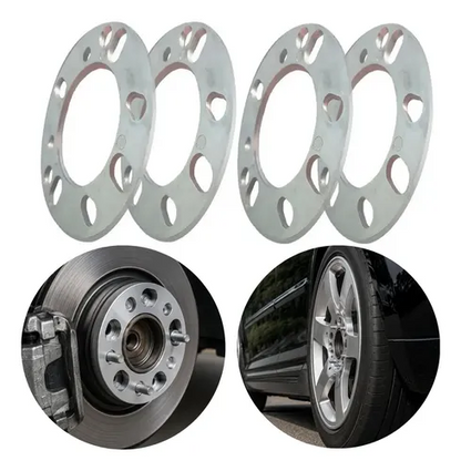 ALARGADOR DE RODA 6MM - KIT 4 PÇS