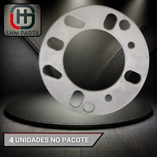 ALARGADOR DE RODA 6MM - KIT 4 PÇS