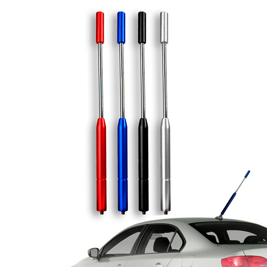 ANTENA DE TETO HASTE EM ALUMÍNIO COLOR VARETA CROMADA
